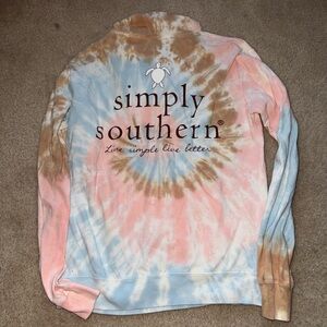 Simply Southern Pastel Tie-Dye Pullover